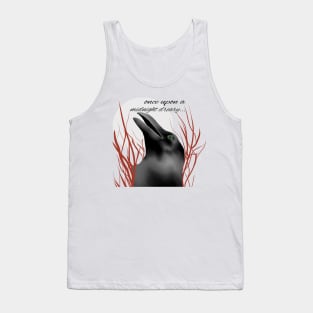 once upon a midnight dreary looking up Tank Top